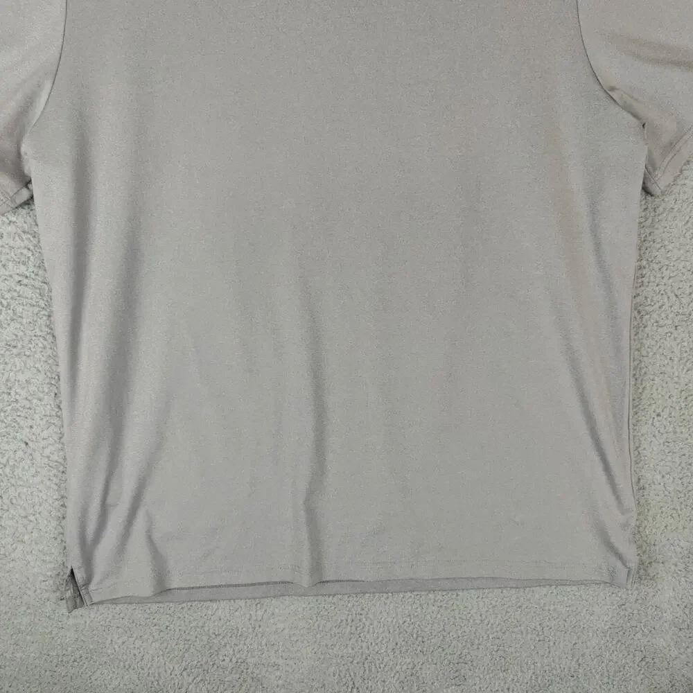 POLO RALPH LAUREN Performance Polo Men Size XL Short Sleeve Gray Shirt